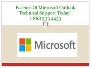 Call on 1-888-533-4433 for Outlook Technical Support Service USA