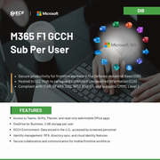 M365 F1 GCCH License for DIB – Only $3.60/User!
